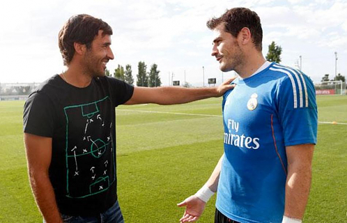 Рауль посетил тренировку «Реал Мадрида» #RealMadrid #РеалМадрид #реалмадрид #тренировка #рауль